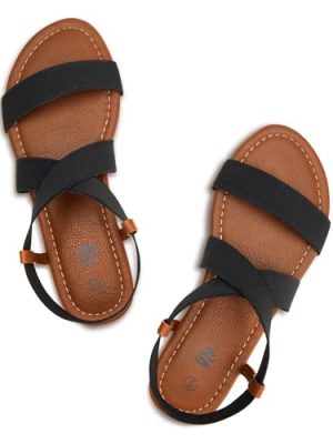 Flat Elastic Sandals for Women