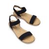 41mX-KU1tKL.jpg Women's Comfortable Dressy Cork Low Wedge Heels Cute Summer One Band Casual Flat Sandals with Adjustable Ankle Strap