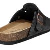 41oensjeFcL.jpg Women Clogs-Comfortable Mules Slippers Sandals Nurse Shoes Unisex for Men-Cushioned Footed Flannel-Lined Upper