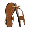 41qA7pS8BSL.jpg Corfu Flat Sandals for Women ??Strappy Design with Toe Loop and Adjustable Ankle Strap ??Lightweight Summer Dress Sandal