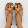 41rYpDnp5iL.jpg Corfu Flat Sandals for Women ??Strappy Design with Toe Loop and Adjustable Ankle Strap ??Lightweight Summer Dress Sandal