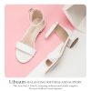 41wGshnRtTL.jpg Girls fashion Sandals Heels Dress Pump Ankle Strap Open Toe Flower Girl Wedding Party for Little Big Kid