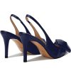 41wLFOgWkNL.jpg Women's Slingback Heels with Bow Pointed Toe Pumps with Elasticated Strap 3.3" High Heels for Evening Dress Shoes