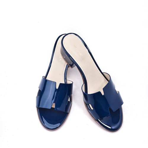 Women's Chunky Open Toe Low Block Heels Kitten Dressy Heels for Women Low Heel Sandals for Women Summer Comfy Heels
