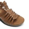 Women's Comfortable Strappy Low Heel Open Toe Slip-On Wedge Sandals Arch Support for Summer Dressy Shoes