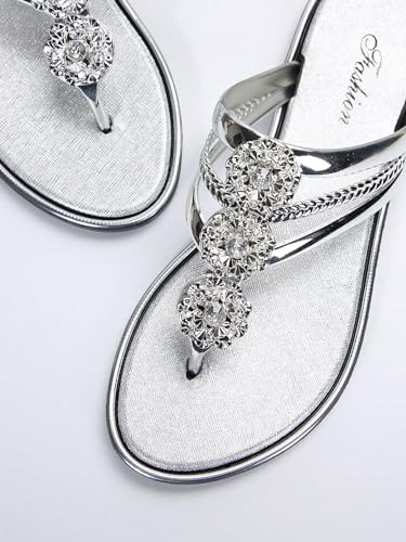 511tI2F62L.jpg Women's Flat Sandals Flip Flop Sandals Summer Slip on Dressy Thong Sandal