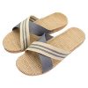 512aYitjo9L.jpg Fashion Unisex Linen Summer Beach Shoes Skidproof Indoor Slippers