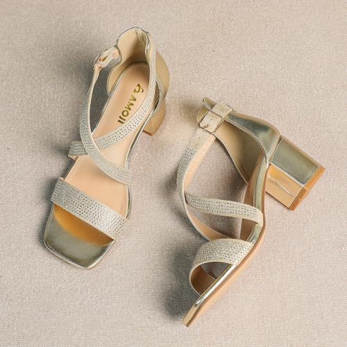 51Ip6gdfhpL.jpg Women's 2.5 Inch Low Heel Ankle Strap Dressy Sandals 301