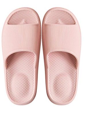 Slippers for Women and Men House Slides Shower Sandals Non-Slip Spa Massage Foam Bathroom Pool Shoes