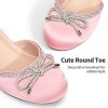 51TTndnvEL.jpg Girls Dress Shoes Closed Toe Low Heels Ankle Strap Pumps for Toddler Little Big Kid Flower Party Wedding Princess