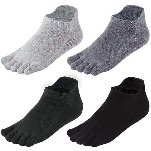 51bTjv5dKCL.jpg Toe Socks No Show Running Five Finger Socks for Men Women(3 Pairs/4 Pairs)