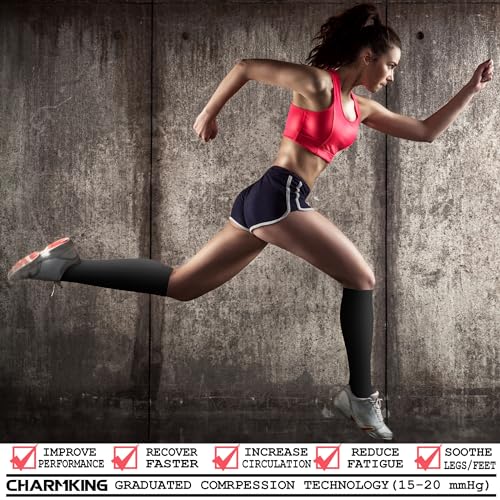51dbwH9aV8L.jpg 3 Pairs Open Toe Compression Socks for Women & Men Circulation 15-20 mmHg is Best Support for All Day Wear
