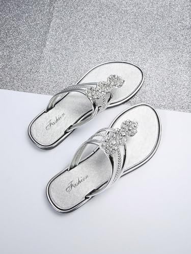 51nfhSUd6qL.jpg Women's Flat Sandals Flip Flop Sandals Summer Slip on Dressy Thong Sandal