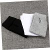 6 Pairs Breathable Two Toe Socks for Men and Women Comfortable Supple Crew Stockings with Skid Design Fit in White Black and